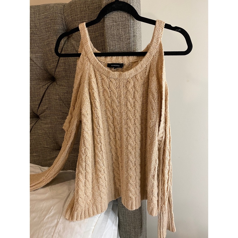 Cold Shoulder Sweater